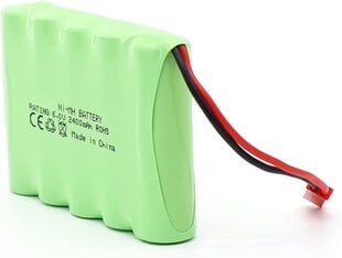 Uzlādējams akumulators 6V 2400mAh Ni-MH AA RC cena un informācija | Baterijas | 220.lv