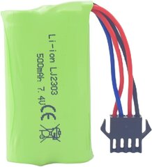 Litija akumulators 7.4V 500mAh, 1 gab. cena un informācija | Baterijas | 220.lv