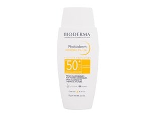 Saules aizsargkrēms Bioderma Photoderm Mineral SPF50+, 75 ml cena un informācija | Sauļošanās krēmi | 220.lv