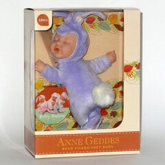 Кукла Anne Geddes - Фиолетовый заяц, 23 см цена и информация | Мягкие игрушки | 220.lv