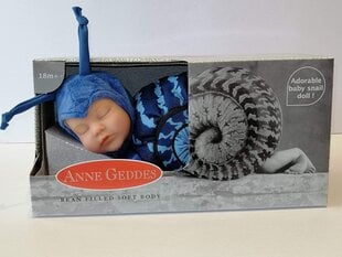 Кукла Anne Geddes - Синяя улитка, 23 см цена и информация | Мягкие игрушки | 220.lv