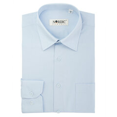Рубашки однотонные мужские NORDIC, прямой силуэт - С коротким рукавом 1123K-50 цена и информация | Мужские рубашки | 220.lv