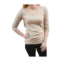 Белая женская рубашка с длинным рукавом цена и информация | Женские блузки, рубашки | 220.lv