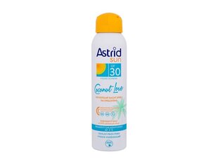 Saules aizsargkrēms Astrid Sun Coconut Love Dry Mist Spray, 150 ml cena un informācija | Sauļošanās krēmi | 220.lv