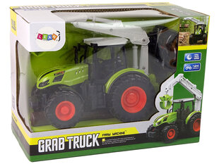 Трактор с дистанционным управлением 1:24, зеленый цена и информация | Игрушки для мальчиков | 220.lv
