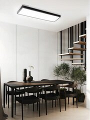 Lumenix 120 griestu lampa, melna cena un informācija | Lustras | 220.lv