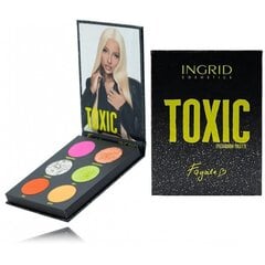 Acu ēnu palete Ingrid Toxic By Fagata Eyeshadow Palette, 6 g cena un informācija | Acu ēnas, skropstu tušas, zīmuļi, serumi | 220.lv