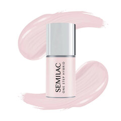 Hibrīda nagu laka Semilac One Step, S254 Rose Beige, 5 ml cena un informācija | Nagu lakas, stiprinātāji | 220.lv