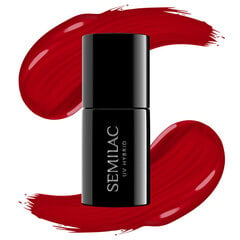 Hibrīda nagu laka Semilac UV Hybrid, 345 Gorgeous Red, 7 ml cena un informācija | Nagu lakas, stiprinātāji | 220.lv