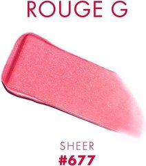 Lūpu krāsa Guerlain Rouge G The Sheer Shine, N677, 3.5 ml cena un informācija | Lūpu krāsas, balzāmi, spīdumi, vazelīns | 220.lv