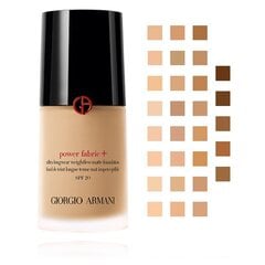 Grima pamats Armani Power Fabric+ Longwear Matte Foundation SPF20, 6, 30 ml цена и информация | Пудры, базы под макияж | 220.lv