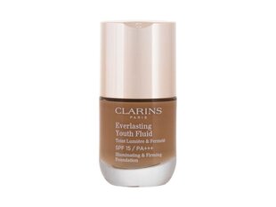 Grima pamats Clarins Everlasting Youth Fluid Illuminating & Firming Foundation, 116.5 Coffee, 30 ml cena un informācija | Grima bāzes, tonālie krēmi, pūderi | 220.lv