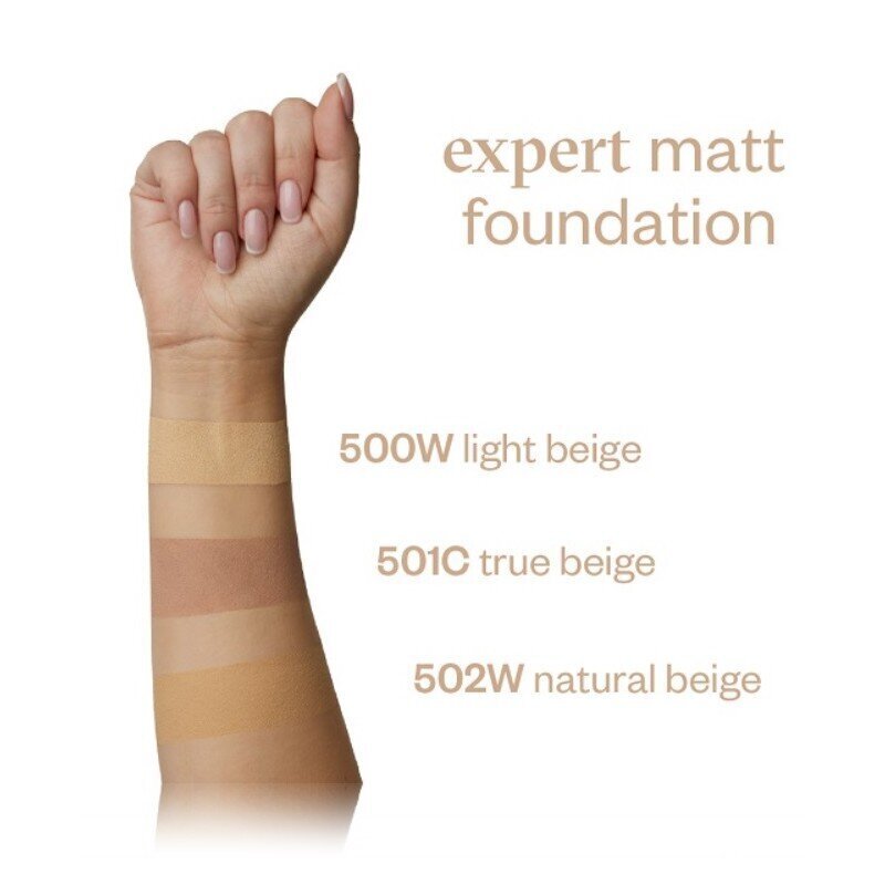 Grima pamats Paese Artist Expert Matte Foundation, 500W Light Beige, 30 ml cena un informācija | Grima bāzes, tonālie krēmi, pūderi | 220.lv