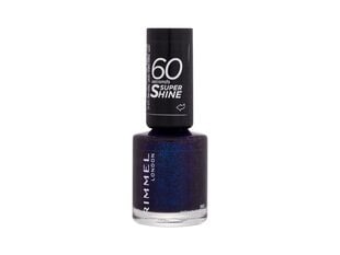Rimmel 60 Seconds Super Shine Nail Polish 563 Midnight Rush цена и информация | Лаки для ногтей, укрепители | 220.lv