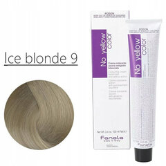 Matu krāsa Fanola No Yellow Color Colouring Cream, 9 Ice Blonde, 100 ml cena un informācija | Matu krāsas | 220.lv