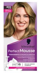 Matu krāsa Schwarzkopf Perfect Mousse 800 Medium Blonde cena un informācija | Matu krāsas | 220.lv