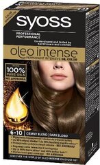 Matu krāsa Syoss Oleo Intense dark blond, 6-10 cena un informācija | Matu krāsas | 220.lv