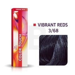 Wella Professionals Color Touch Vibrant Reds профессиональная демиперманентная краска для волос с многомерным эффектом 3|68 60 мл цена и информация | Краска для волос | 220.lv