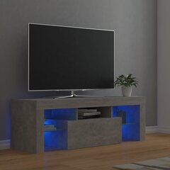 TV skapis ar LED apgaismojumu, 12 gab.0x35x40 cm, pelēks цена и информация | Тумбы под телевизор | 220.lv