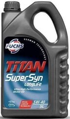 Eļļa Titan Supersyn LongLife 5W-40 5l (602003102) cena un informācija | Motoreļļas | 220.lv