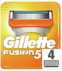 Skuvekļu galviņas Gillette Fusion, 4 gab. cena un informācija | Skūšanās piederumi, kosmētika | 220.lv