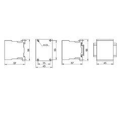 Контактор 6A 230V 3NO+1NC - TR1K0610 цена и информация | Системы безопасности, контроллеры | 220.lv