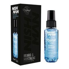 Bārdas un ūsu smaržas Nishman Beard & Mustache Parfum Genius vīriešiem, 75 ml цена и информация | Парфюмированная мужская косметика | 220.lv