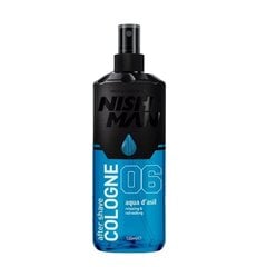 Одеколон после бритья Nishman After Shave Cologne, N.6 Aqua D'asil, 100 ml цена и информация | Косметика и средства для бритья | 220.lv