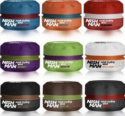 Matu veidošanas vasks Nishman Hair Styling Wax 07 Gold One vīriešiem, 30 ml cena un informācija | Matu veidošanas līdzekļi | 220.lv