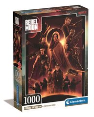 Puzle Compact Netflix Rebel Moon Clementoni, 39866, 1000 gab cena un informācija | Puzles, 3D puzles | 220.lv