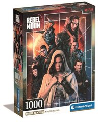 Puzle Compact Netflix Rebel Moon Clementoni, 39864, 1000 gab cena un informācija | Puzles, 3D puzles | 220.lv