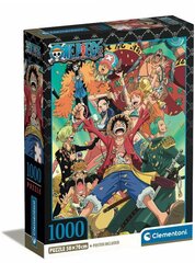 Puzle Compact Anime OnePiece Clementoni, 39921, 1000 gab cena un informācija | Puzles, 3D puzles | 220.lv