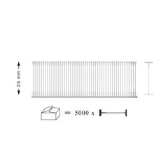 Automātiskie etiķešu turētāji Nr. 25, 5000 gab., caurspīdīgs cena un informācija | Rokas instrumenti | 220.lv