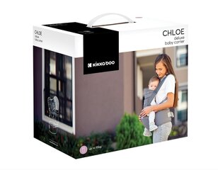 Переноска KikkaBoo Carrier Chloe Mesh 3in1, серого цвета цена и информация | Слинги, эргорюкзаки | 220.lv