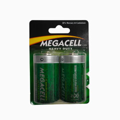 Baterijas Megacell R20 cena un informācija | Baterijas | 220.lv