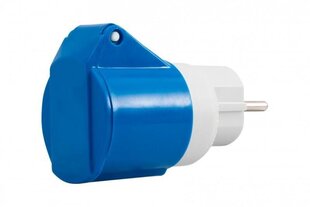 Kempinga adapteris,230V Uni-plug, 16A/3P kontaktligzda IP44 cena un informācija | Komponentu piederumi | 220.lv