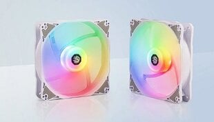 Bitspower Notos 120 Fan Digital RGB White 5 Pack (BPTA-FX1812NTWH-5) cena un informācija | Datora ventilatori | 220.lv