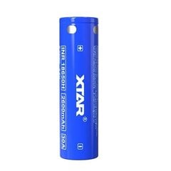 Akumulators XTAR INR 18650H Li-Ion 3,7V 2600mAh 30A cena un informācija | Baterijas | 220.lv