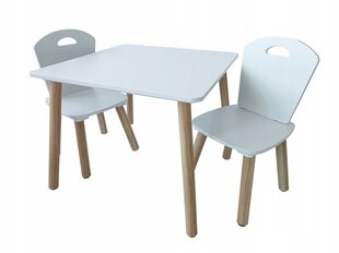 Комплект детский стол и 2 стула. цена и информация | Детские столы и стулья | 220.lv