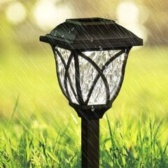 Солнечная лампа Eddcom, черная, 45 см, 6 шт. цена и информация | Уличное освещение | 220.lv