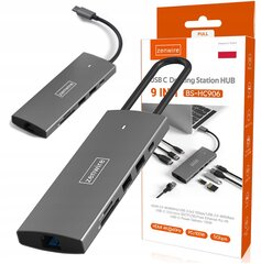 Zenwire Hub 9in1 cena un informācija | Adapteri un USB centrmezgli | 220.lv