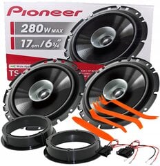 Pioneer TS-G1710F, melns cena un informācija | Auto akustiskās sistēmas | 220.lv