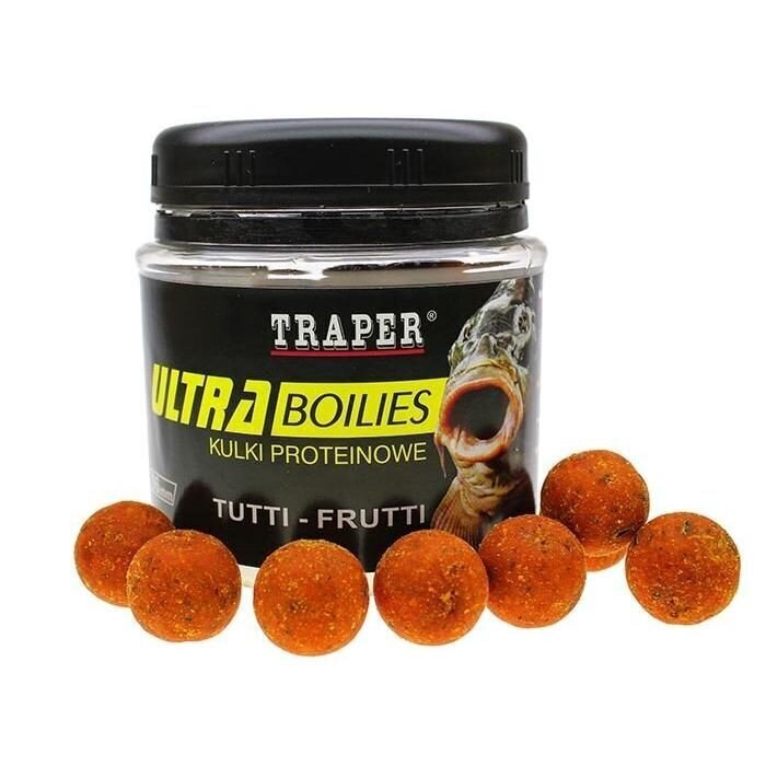 Ēsma Traper Ultra Boilies Tutty-Frutty, 16mm, 100g cena un informācija | Ēsmas | 220.lv