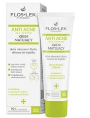 Flos-Lek Anti Acne 24H System Matting Cream for Combination and Oily Acne-Prone Skin, 50 ml цена и информация | Кремы для лица | 220.lv