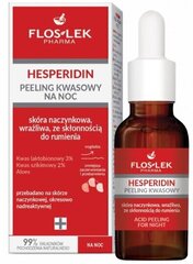 Nakts sejas skrubis Floslek Hesperidin Acid, 30 ml cena un informācija | Sejas ādas kopšana | 220.lv