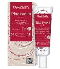 Крем для глаз Flos-Lek Stop Naczynka, антивозрастное средство от темных кругов, осветляющий, 30 мл цена и информация | Сыворотки, кремы для век | 220.lv