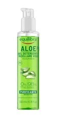 Micelārais sejas tīrīšanas gēls Equilibra Aloe 3+, 200 ml cena un informācija | Sejas ādas kopšana | 220.lv