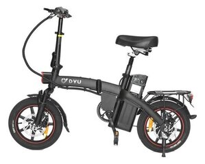 Elektriskais velosipēds Dyu A5, 14", pelēks цена и информация | Электровелосипеды | 220.lv