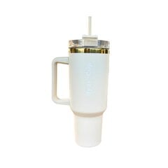 HydroCup termokrūze ar salmiņu XL, 1200ml, balta cena un informācija | Termosi, termokrūzes | 220.lv