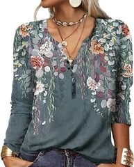 Блузка женская Anggrek, зеленая цена и информация | Женские блузки, рубашки | 220.lv